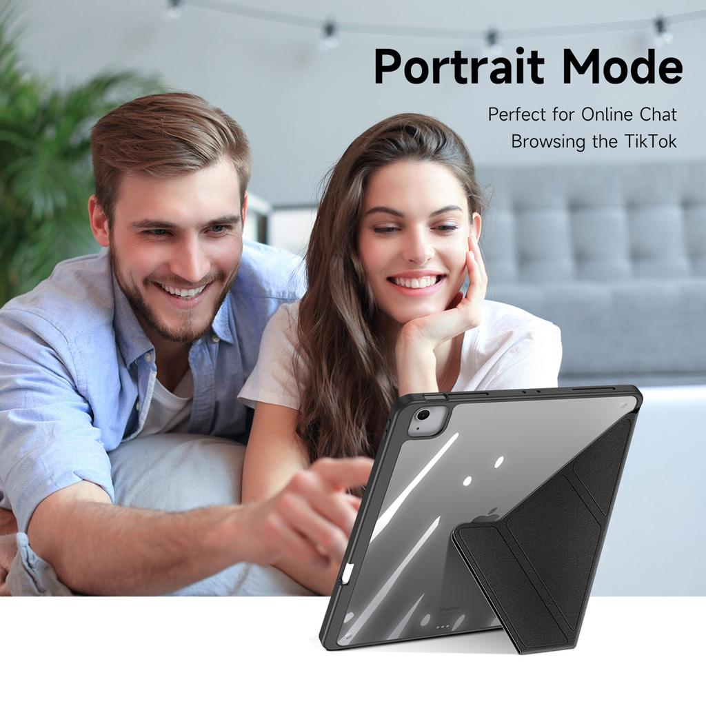 DUX DUCIS Magi Series for iPad Air 13 (2025)/(2024) Case PU Leather+PC+TPU Auto Wake/Sleep Tablet Cover