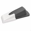Rubber Door Stopper NonSlip Wedge Stop Ribbed Doorstop for Home, Office White