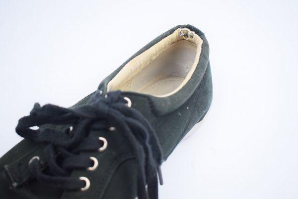 Comme des Garcons Shirt Canvas Sneakers 27 Black Shoes Trainers Boots(USED)