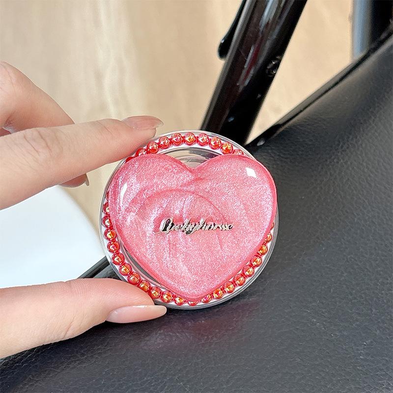 Korean Style Magnetic Retractable Phone Holder & Finger Ring - Creative Gift for Girls