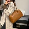 Retro Shoulder Bag Women's Autumn and Winter New Trendy Fashion Simple Underarm Bag Large Capacity Bowling Bag
