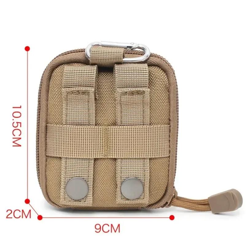 Molle Foldable Water Bottle Holder EDC Tool Pouch Outdoor Sports Camping Hiking Fishing Hunting Accessories Folding Waist Bag
