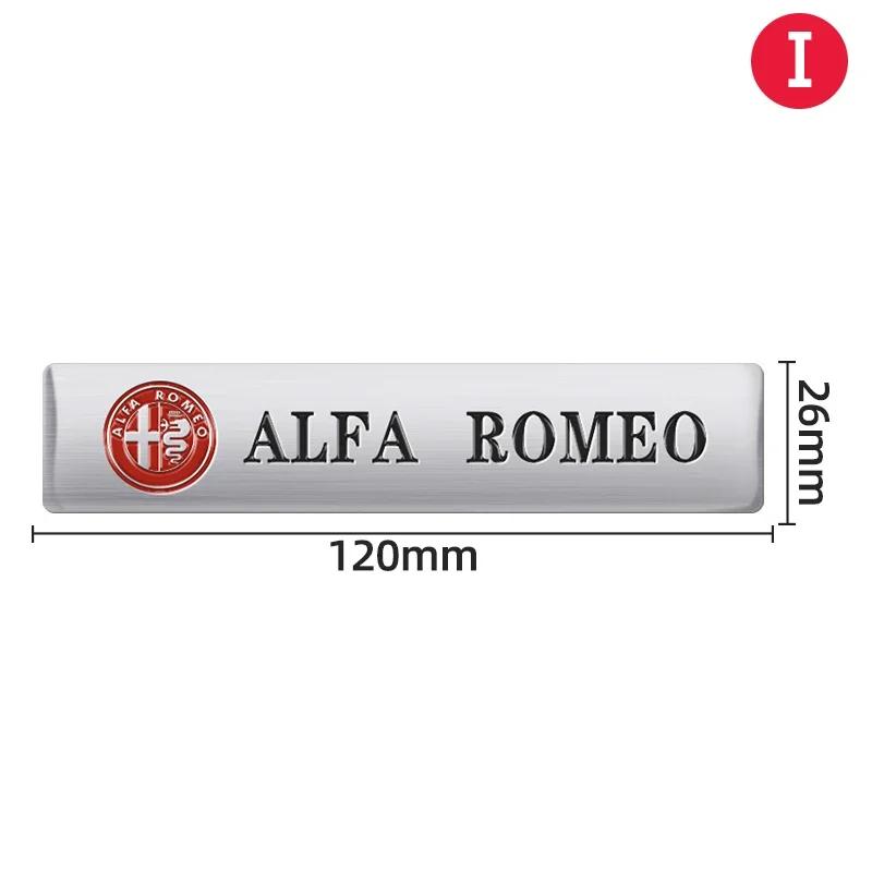 Green Four-leaf Clover Logo Decal for Alfa Romeo 147 156 166 159 Mito Giulietta Giulia Spider Car Side Fender Body Badge Sticker