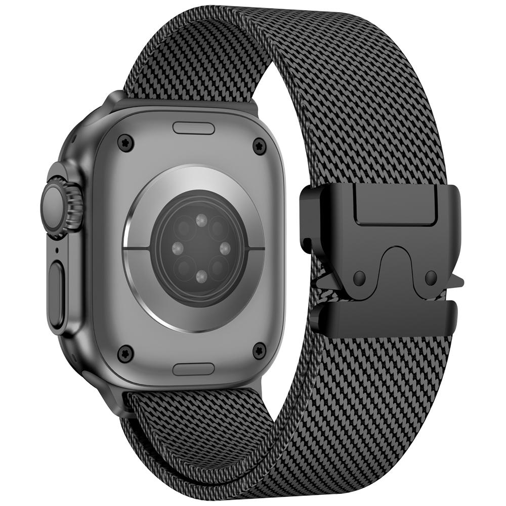 Milanese Mesh Loop for Apple Watch Band 49mm 46mm 45mm 44mm 42mm Stainless Steel Metal Strap for iWatch Series 10 9 8 7 Ultra 2