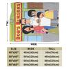 B-Bob Burgers Thanksgiving  Throw Blanket for Couch  Fuzzy Soft Plush Blanket 50x60 Inch Multi-size Bedspread for All Seasons