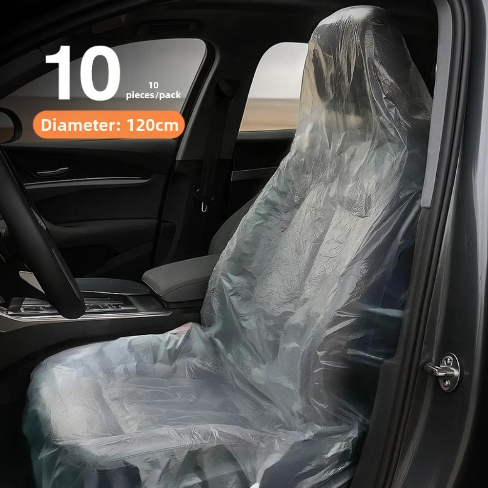 10Pcs Universal Protective Seat Covers Portable Auto Interior Supplies Disposable Car Seat Covers