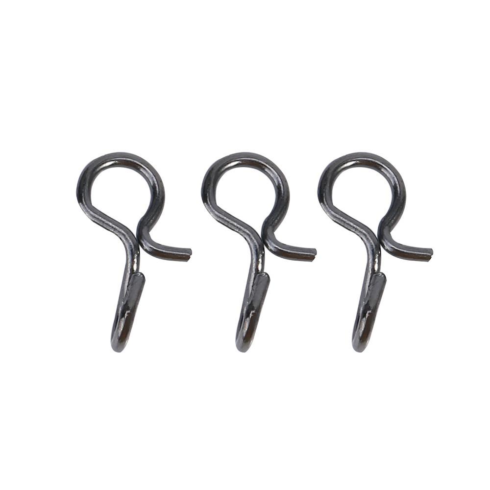 300PCS Multi-Purpose Fly Fishing Snap Stainless Steel Lure Snap Durable Fishing Snap Trout Fishing