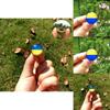 Eye-catching Ukraine Flag Button Badge Brooch For Accessories