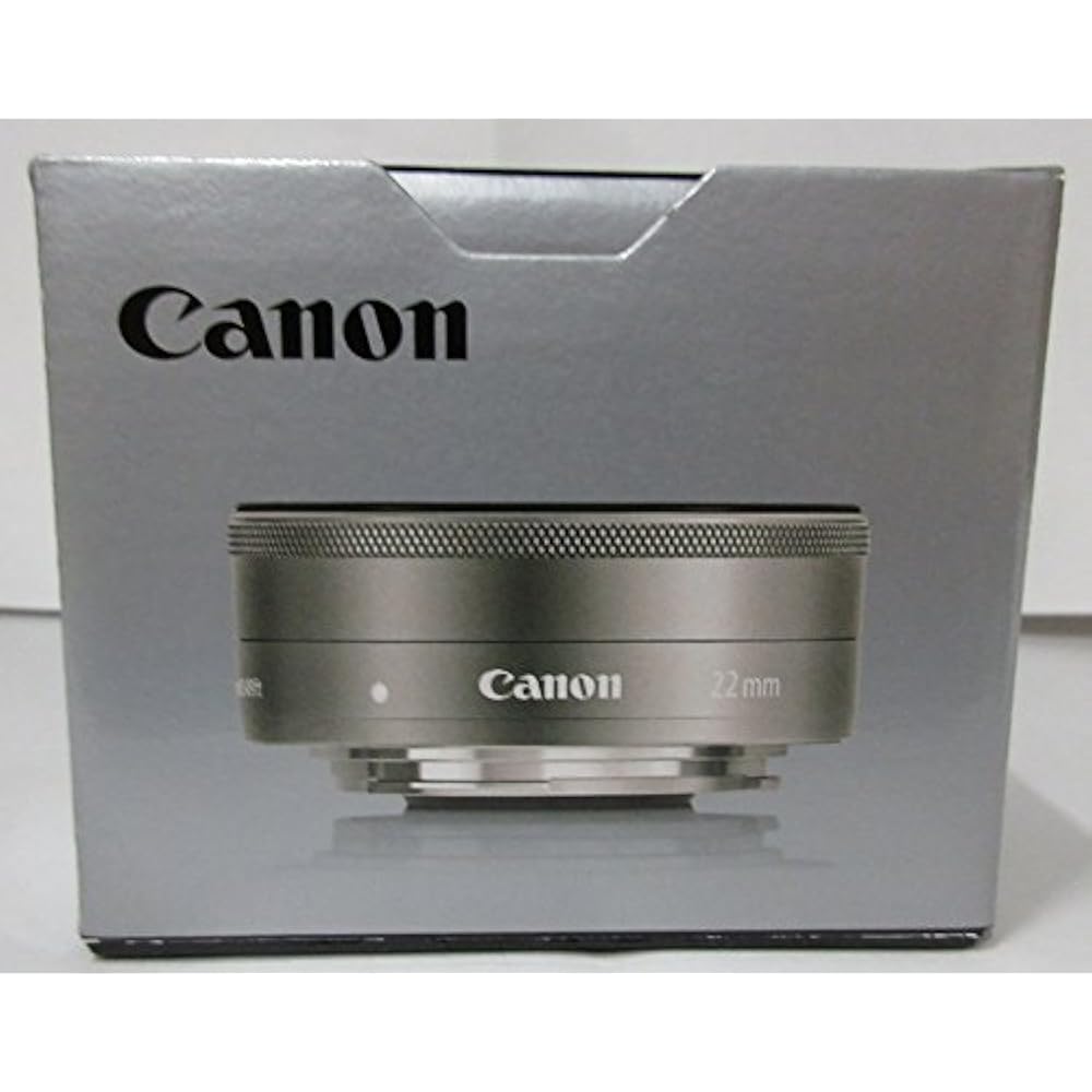 Objectif grand-angle à focale fixe Canon EF-M222STMSL EF-M22mm F2 STM Argent pour appareil photo hybride à objectif unique