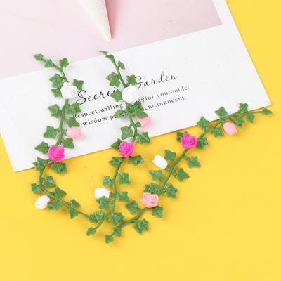 1:12 Dollhouse Miniature Rattan Flower Vine Model Garden Decoration Accessories