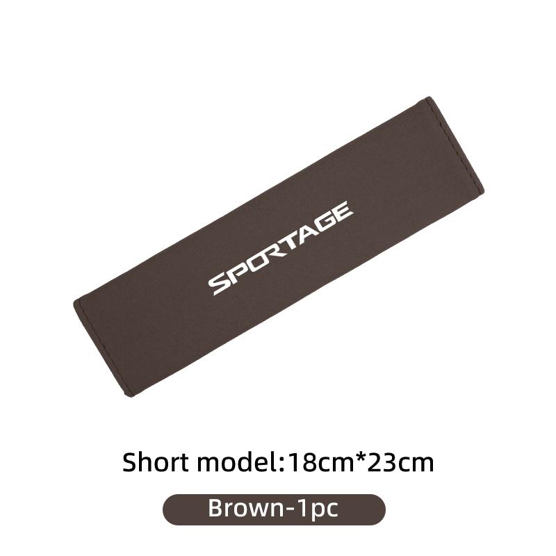 ACZ2 For KIA Suede Car Seat Safety Belt Shoulder Covers Belt Protective Pad Accessories Sportage 2016 2017 2018 Sephia Stonic Carens