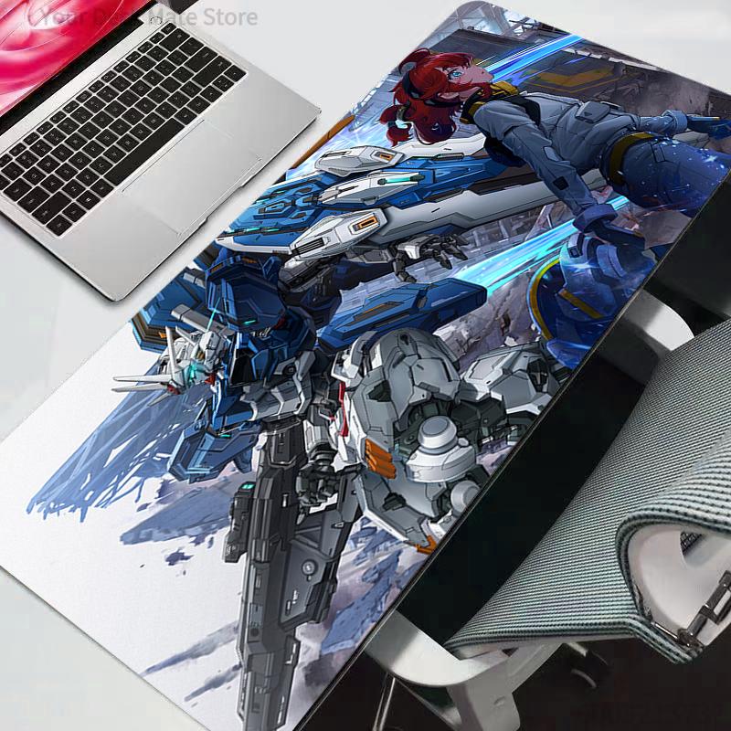 Mouse Pad Mobile Suit Gundam rubber table Large Gamer xxl Desk mat Computer keyboard gaming accessories carpet mousepad