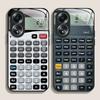 Funny Digital Calculator Pattern Tempered Glass Phone Case for OPPO Realme 13 Pro Plus 12 11 10 9i C55 X7 GT Neo 2 3T Hard Cover