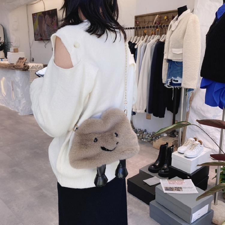 Fashionable Cloud Shaped Handbag Crossbody Bags Must Have Shoulder Bag for Girls