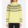 Women's Slim Fit Color Block Knitted Pullover Sweater for Fall and Winter