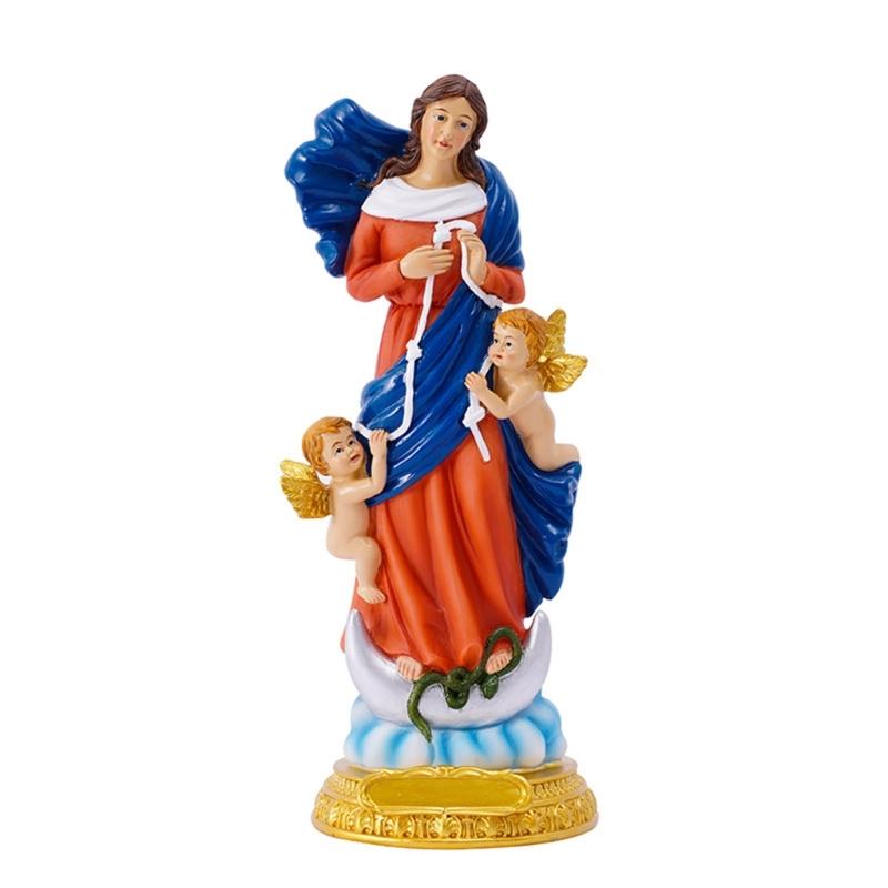 

Exquisited Baby Virgin Statue Classical Character Decorations Thoughtful Mothers Day Gift Decorative Resin Crafts 1