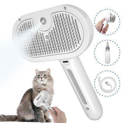 Pet Digital Spray Comb Cat Dog Hair Removal Comb USB Rechargeable De-fluffing Hair Removal Comb Pet Cleaning Tools