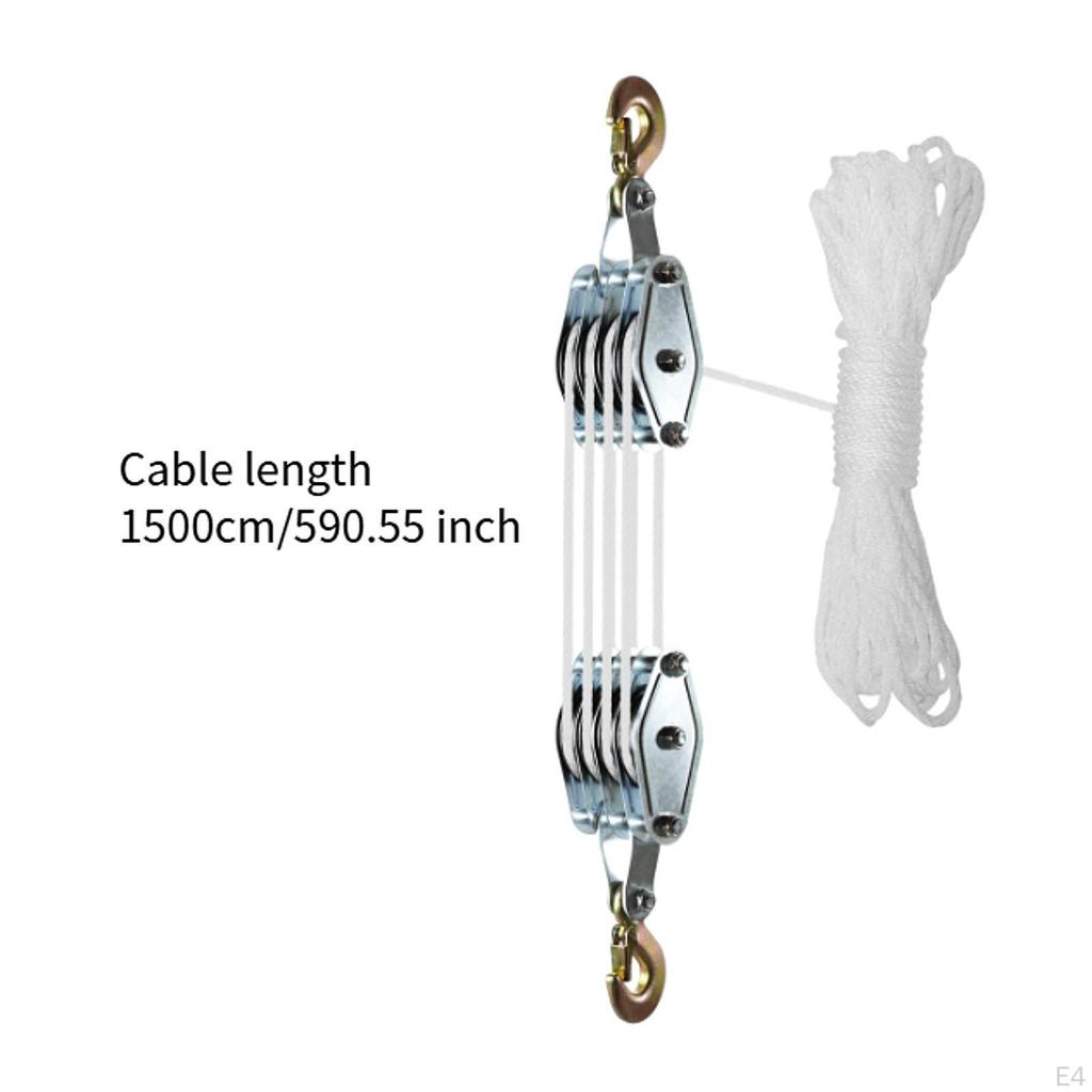 Manual Device with Rope Pulley System for Warehouse Use