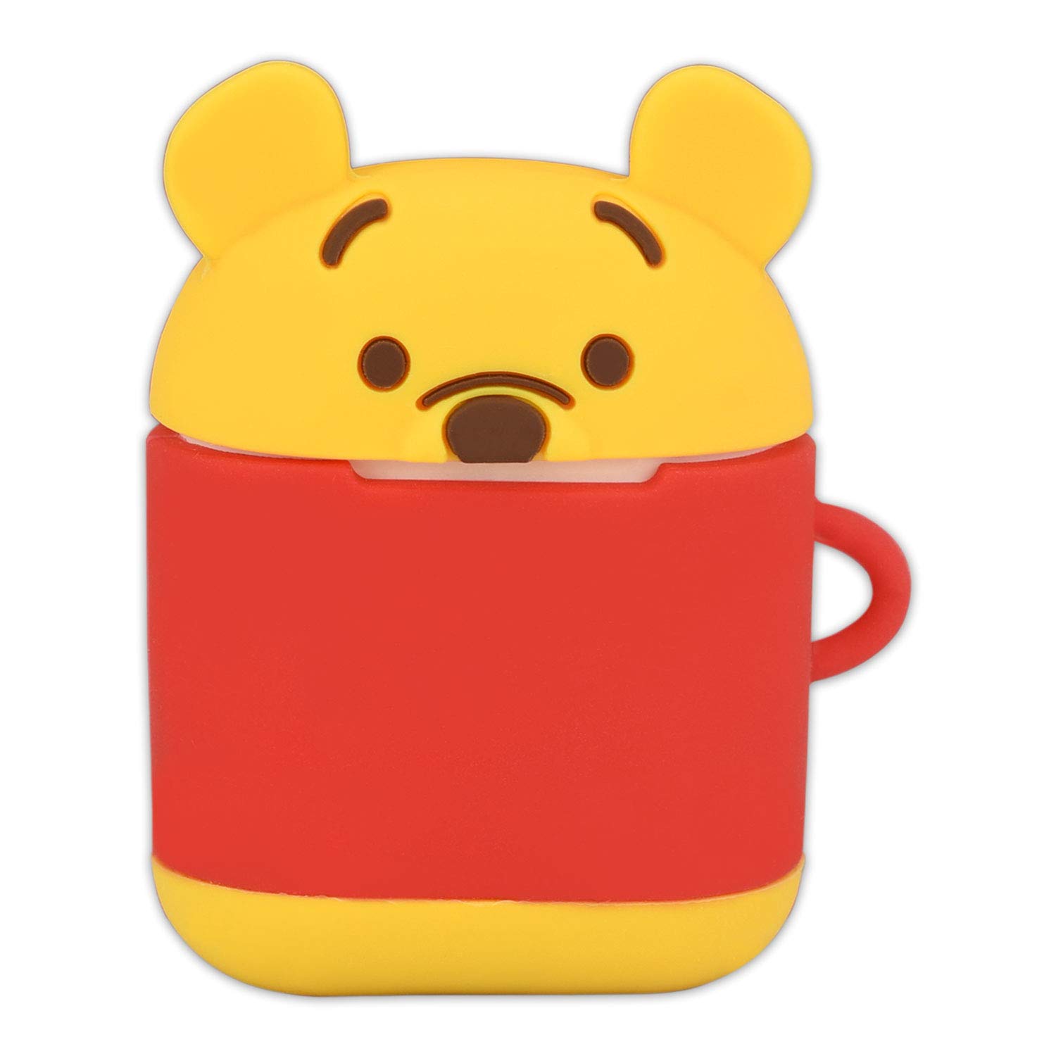 

Gourmandies Disney Silicone Winnie the Yellow Character/AirPods Case, Pooh, DN-614C,