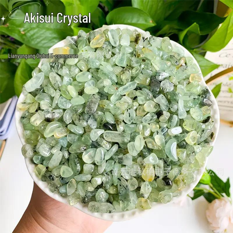Prehnite Crystal Stone for Purifying/Demagnetizing - Ideal for Fish Tanks, Flower Pots, or Buddha Offerings