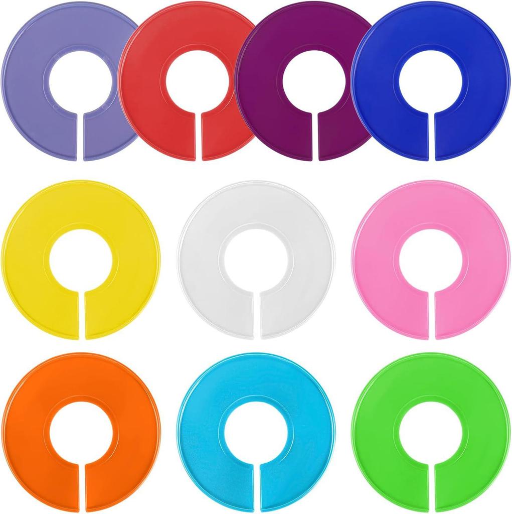 Multicolor Round Ring Size Divider Card for Storage