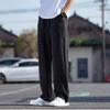 Linen pants men's thin cotton and linen pants autumn new straight loose wide-leg trousers men's casual pants