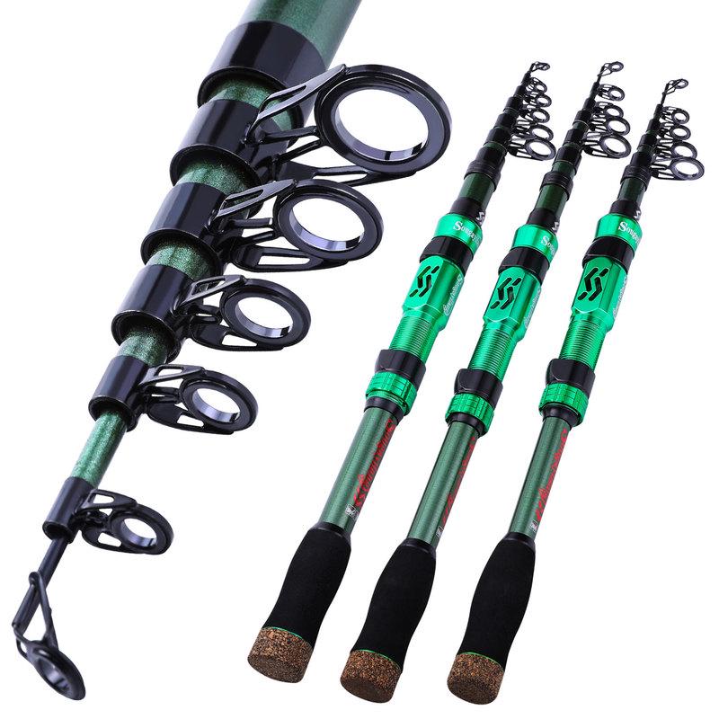 Spinning Fishing Rod Carbon Fiber 1.8m-2.4m Fishing Rod Outdoor Sports Fishing Tackle