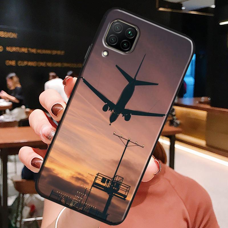 airplane Travel  Flying For Huawei Honor X8a X7a X9a X8 50 70 90 Lite Magic5 Pro P20 P30 P40 P50 P60 Nova 9 5T Case