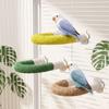 U-shape Bird Grinding Stand Bite-Resisting Bird Teeth Chew Pole Parrot Rope Perch  Small Parrots