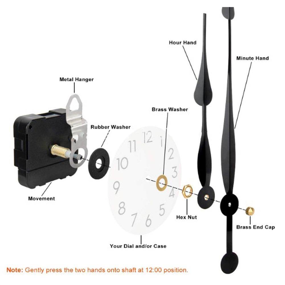 Clock Mechanism Clock Movement High Torque Long Hands