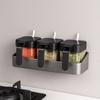 Free Punching Spice Jar No-Drill Installation No-Drill Organizer  Spice Organization