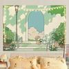 Ins Fresh Style Healing Cute Cartoon Wall Tapestry Bedroom Decor Unique Living Room Wall Hanging Art Cloth