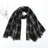 Spring and Autumn high-luxury shawl with light and thin women's dual-purpose scarf wool silk scarf soft scarf