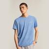 Li-Ning Basketball Series Letter Round Neck Breathable Versatile Short Sleeve T-Shirt Men Tops Sky-Blue ATSV059-3