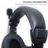 G750 Universal 3.5mm Jack Over-Ear Business Computer Headset Headphone with Mic