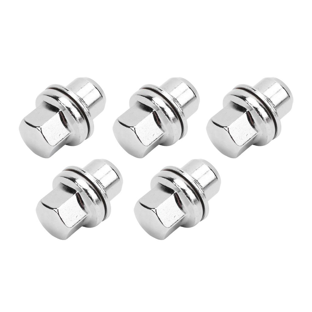 5PCS Wheel Lug Nuts Set High Hardness Steel Alloy Zinc Plated LR068126 for Discovery Defender LR3