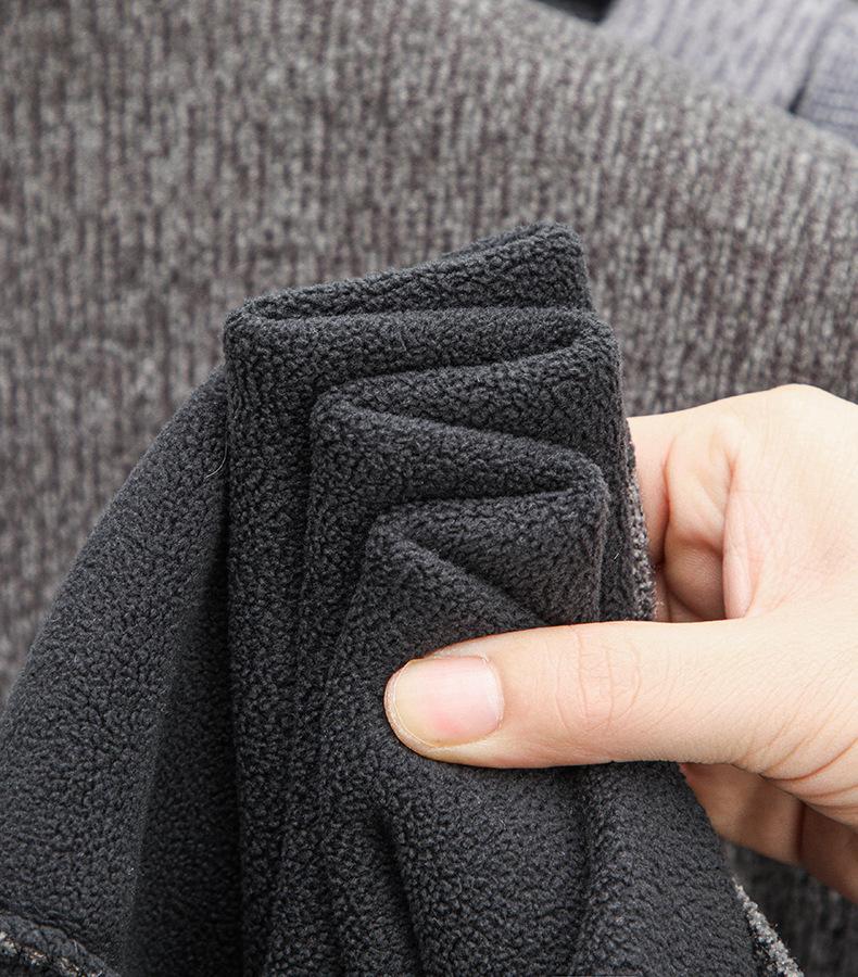 Men's Plush Knit Sweater, Fake Two-Piece, Mink Velvet, Anti-Pilling, Autumn/Winter New Arrival, High-End Fashion