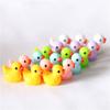 200-10pcs/set Resin Mini Ducks Ornament Miniature Figures Tiny Duck Handicraft Micro Landscape Dollhouse Decoration Accesories