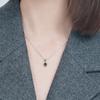 ELLE Jewelry Ella Oval Onyx Necklace ELBRNN205