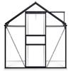 VidaXL Serre avec cadre de base Anthracite Aluminium 3,61 m² 48215