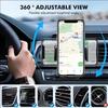 Universal Car Air Vent Phone Holder Gravity Clip Mount 360° Rotation Adjustable Bracket for iPhone 15 16 12 Samsung Xiaomi