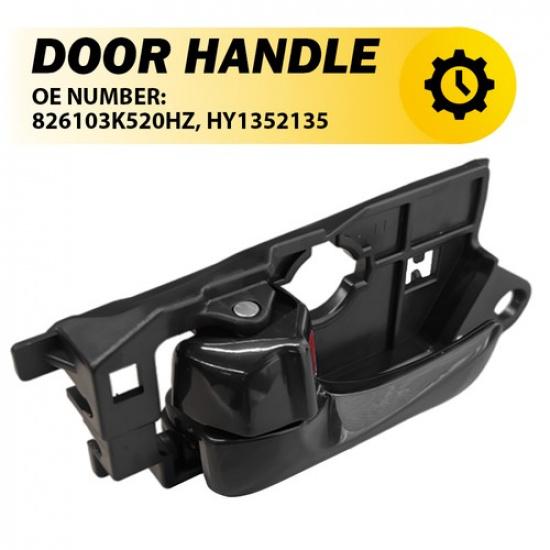 Interior Door For 2008-2010 Hyundai Sonata Front Left Side  Handle Black