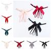 Pearl Lace G-String Bow Women's Briefs Underpants Sexy Hollow Out Thongs  Women