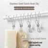 Kitchen & Bathroom Stainless Steel Hanging Clips for Towels, Photos & Snacks