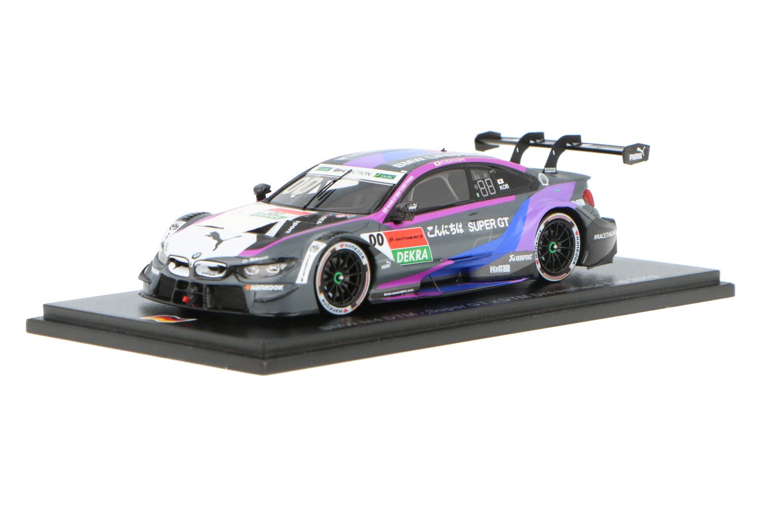 

Spark Национальная модель BMW M4 DTM 2019 Super GT x DTM Dream Race Фудзи Камуи Кобаяси 1/43 #00