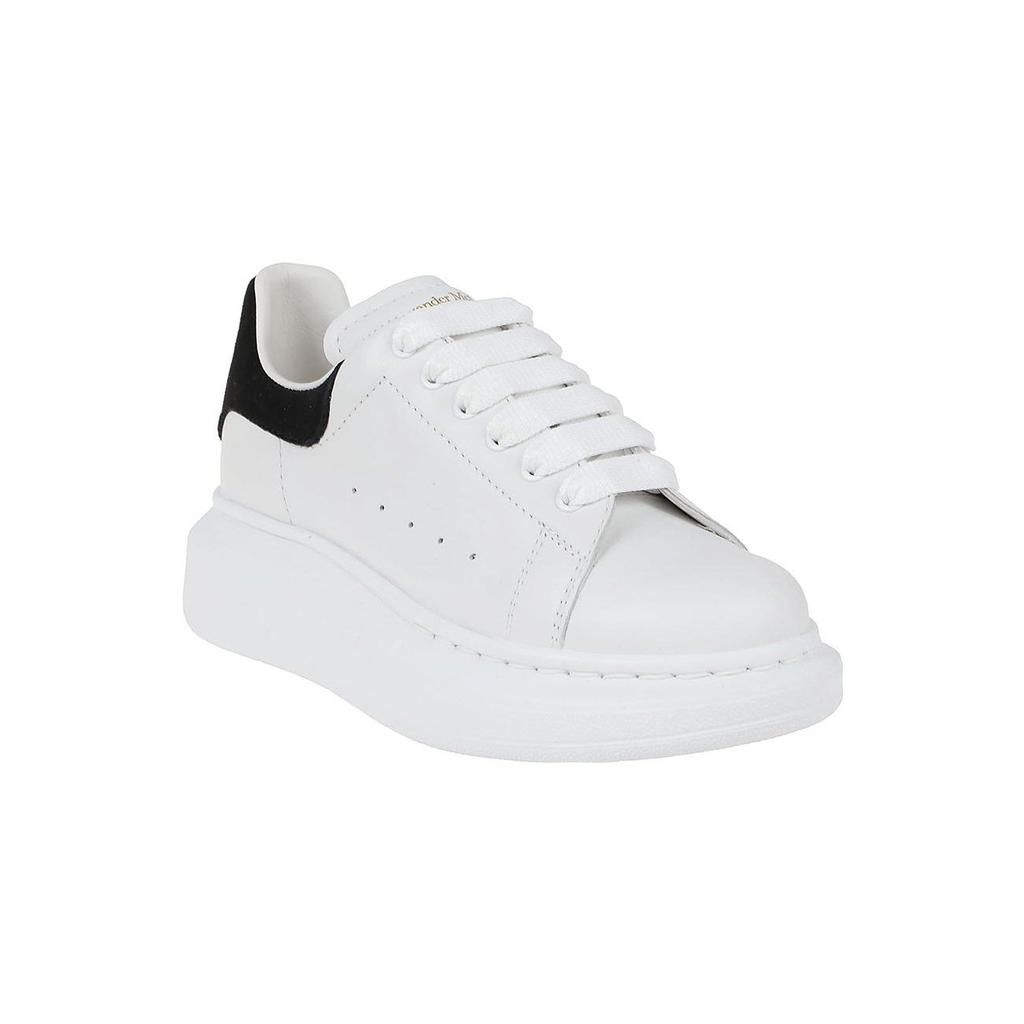 Alexander Mcqueen Oversized Sneaker Low Top Stylish Skateboarding Shoes Black White Children Aged 3 7 Years Old 587691WHX129061