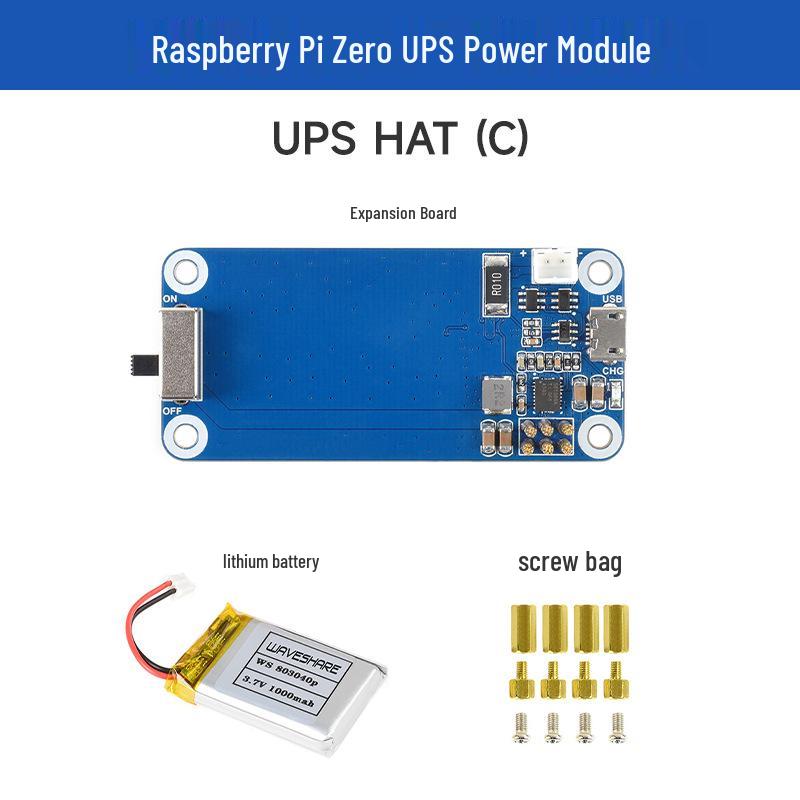 MicroSnow Raspberry Pi Zero UPS Battery Module: Charge & Use Simultaneously