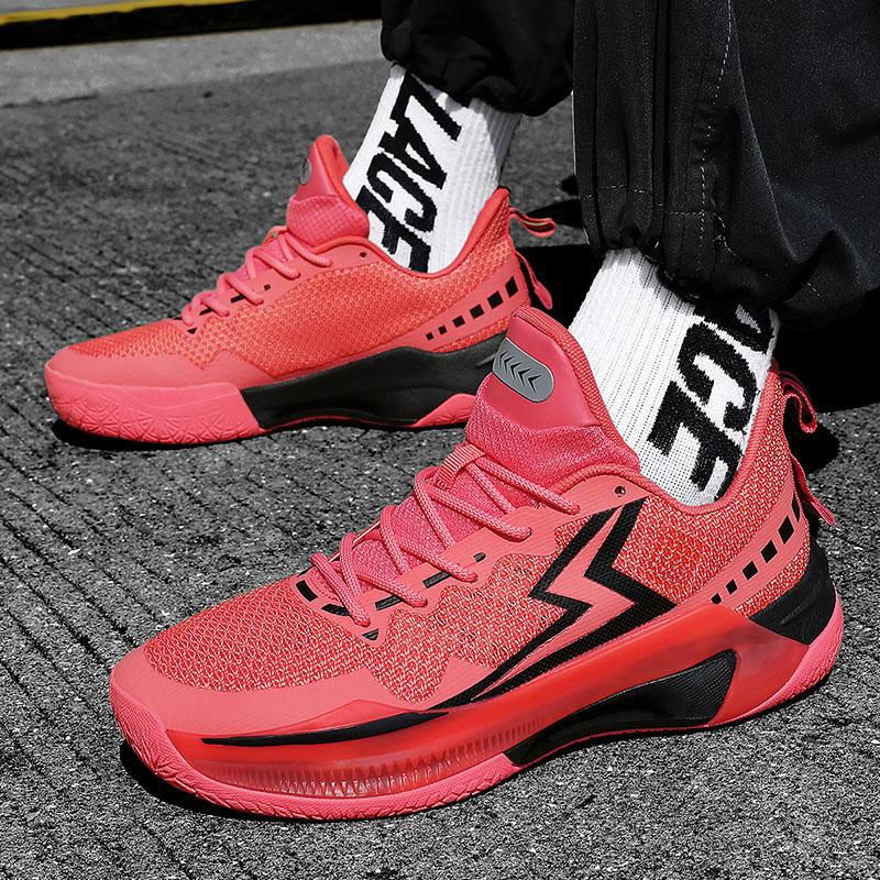 

High quality basketball shoes student actual combat shoes wear-resistant competition boots friction sound running shoes men s sports shoes 45