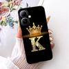 For Infinix Smart 20 4G Case Crown Letters Soft Silicone Phone Cases For Infinix Smart20 X6840 X6840B  Protection Back Cover