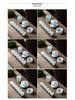Minimalist White Jade Porcelain Kung Fu Tea Set: Handmade Teacups & Gaiwan Business Gift